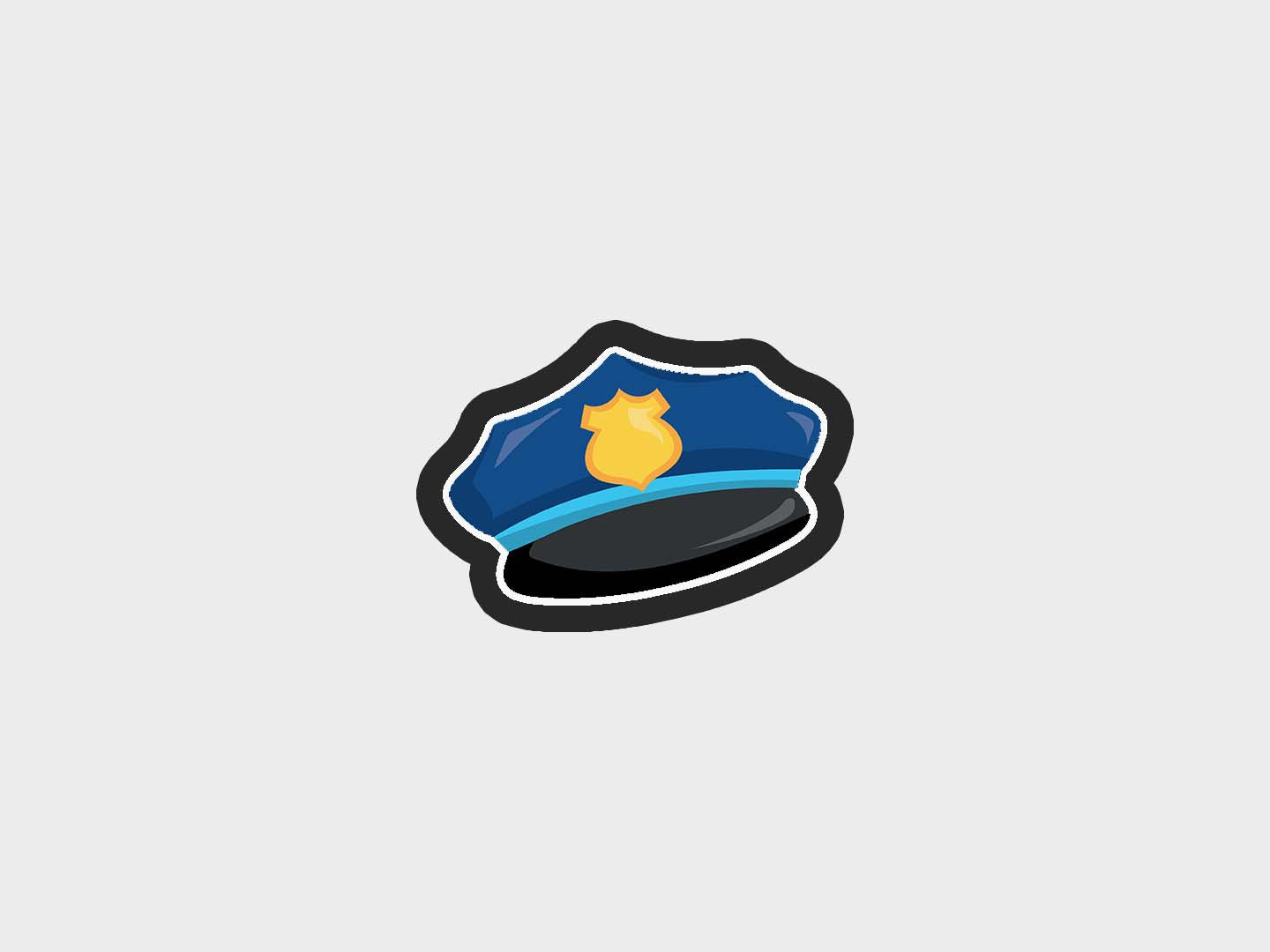 Hat Police Kids Cookie Cutter STL Files