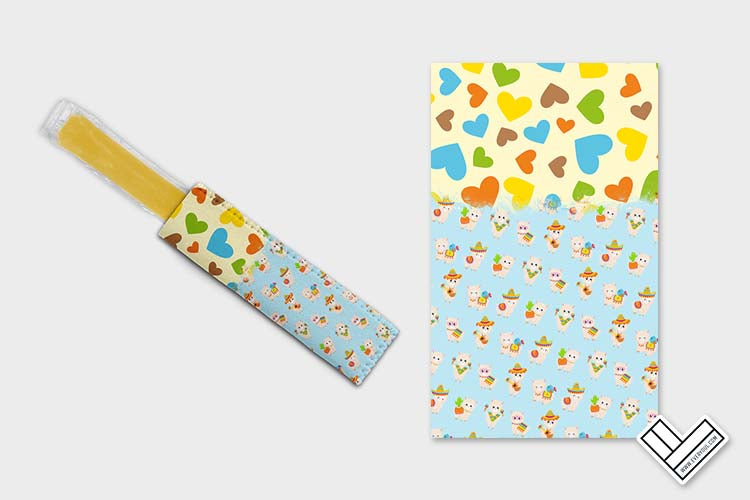 Hello Llama 0708 Ice Pop Digital Sublimation Design