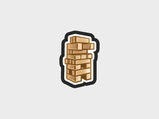 Wooden Block Tower Game Night Cookie Cutter STL Files