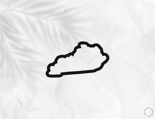 Kentucky State Basic Cookie Cutter STL Files Cookie Cutter Files