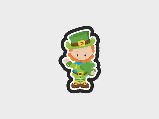 Leprechaun Wave Clover Lucky Charms Cookie Cutter STL Files