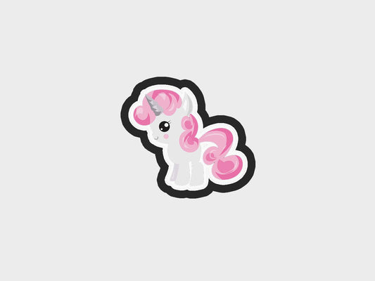 Tiny Pink Pony Inspired Cookie Cutter STL Files