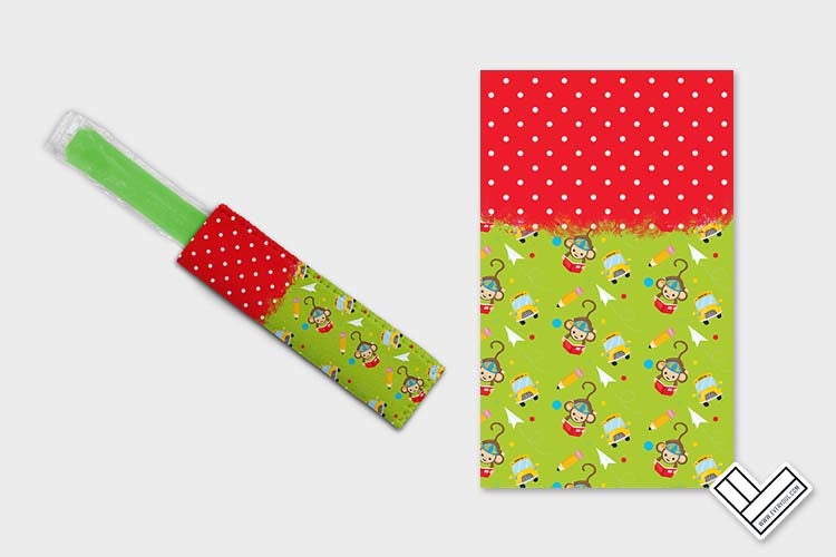 Little School Monkeys 0305 Ice Pop Digital Sublimation Design