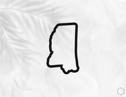 Mississippi State Basic Cookie Cutter STL Files Cookie Cutter Files