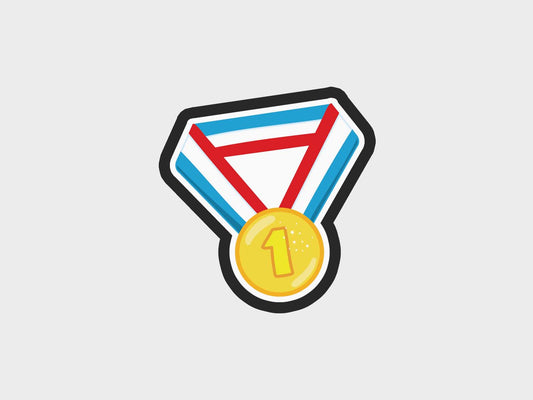 Medal Gymnast Girl Cookie Cutter STL Files