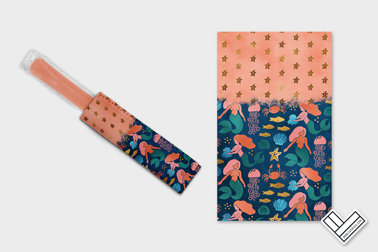 Mermaid Ocean 1501 Ice Pop Digital Sublimation Design