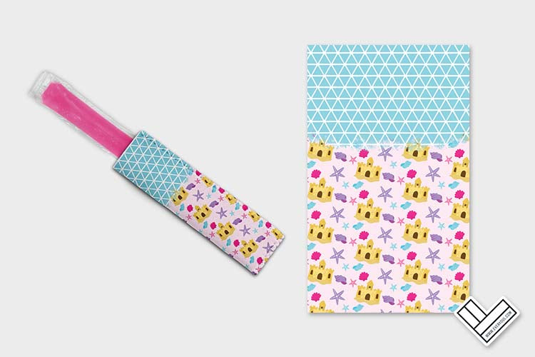 Mermaid Simple 0110 Ice Pop Digital Sublimation Design