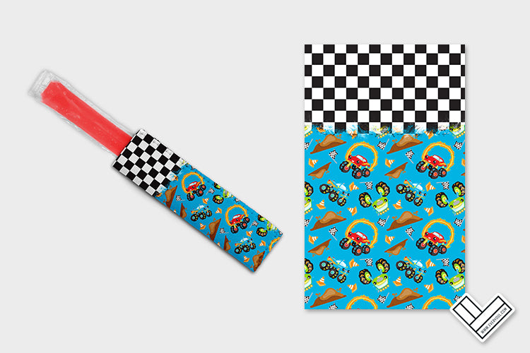 Monster Trucks 0907 Ice Pop Digital Sublimation Design
