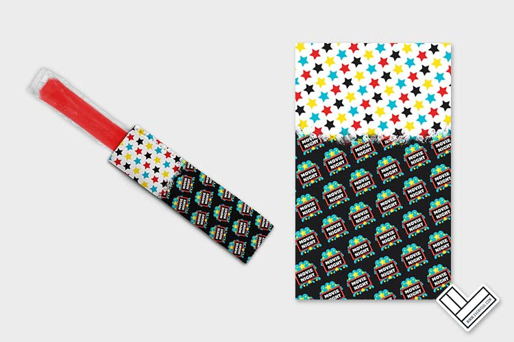 Movie Night Kids 0508 Ice Pop Digital Sublimation Design