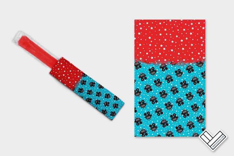 Movie Night Kids 0709 Ice Pop Digital Sublimation Design