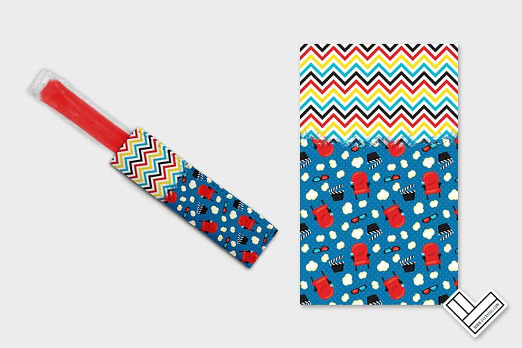 Movie Night Kids 1203 Ice Pop Digital Sublimation Design