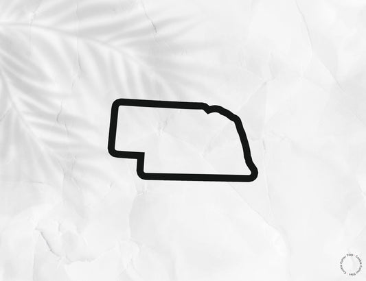 Nebraska State Basic Cookie Cutter STL Files Cookie Cutter Files