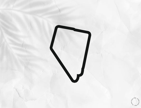 Nevada State Basic Cookie Cutter STL Files Cookie Cutter Files