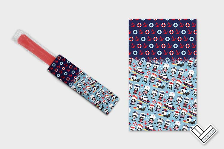 Nautical Panda 0206 Ice Pop Digital Sublimation Design