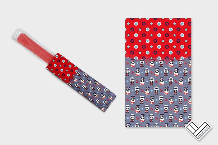 Nautical Panda 0510 Ice Pop Digital Sublimation Design