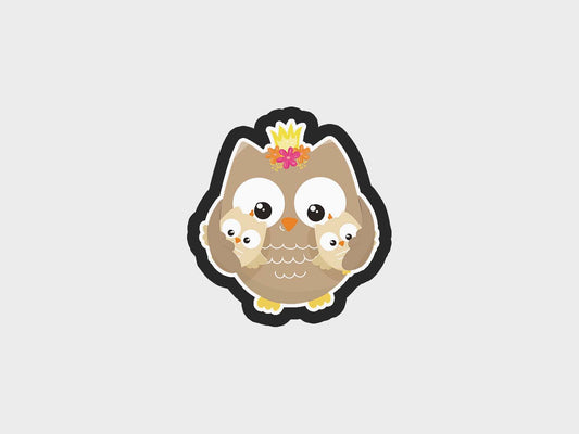 Owl Mother's Love Cookie Cutter STL Files