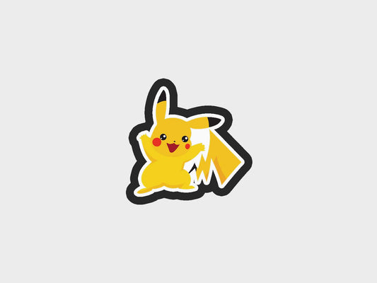 Electric Yellow Pika Inspired Cookie Cutter STL Files