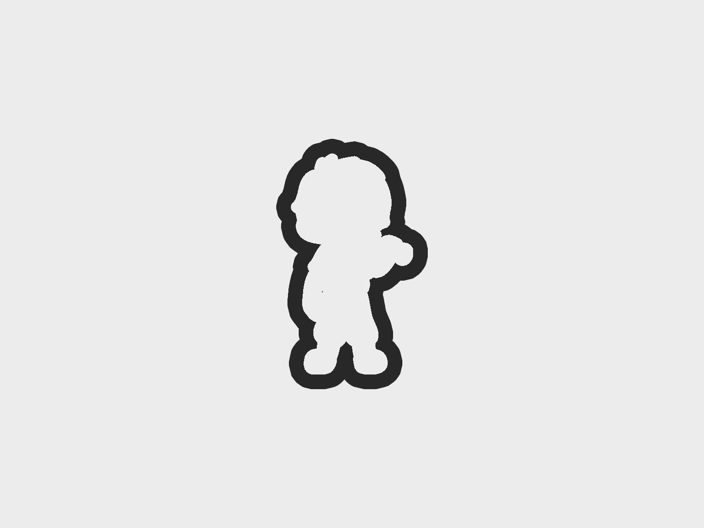 Pitcher Boy Baseball Kids Cookie Cutter STL Files