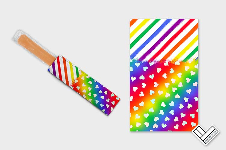 Pride Rainbow 1015 Ice Pop Digital Sublimation Design