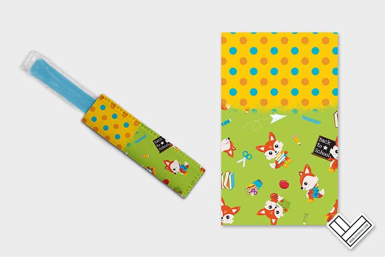 School Fox 0308 Ice Pop Digital Sublimation Design