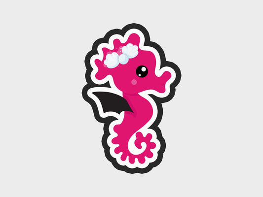 Seahorse Vampire Mermaid Cookie Cutter STL Files