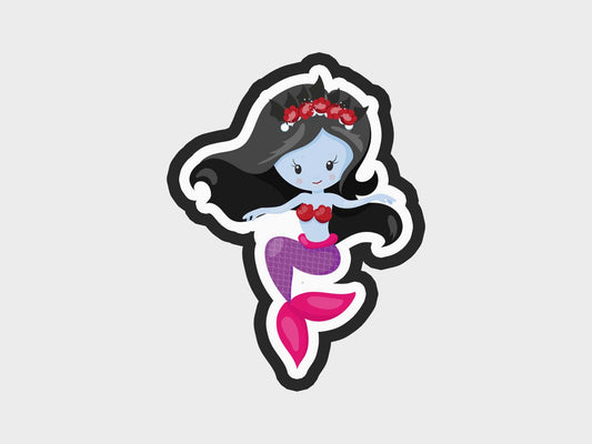 Sit Vampire Mermaid Cookie Cutter STL Files