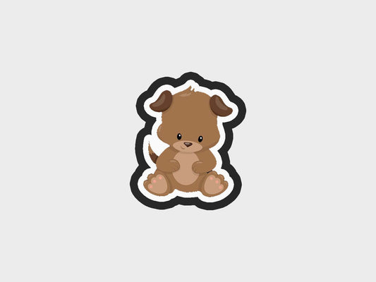 Sitting Up Full Puppy Dog Cookie Cutter STL Files