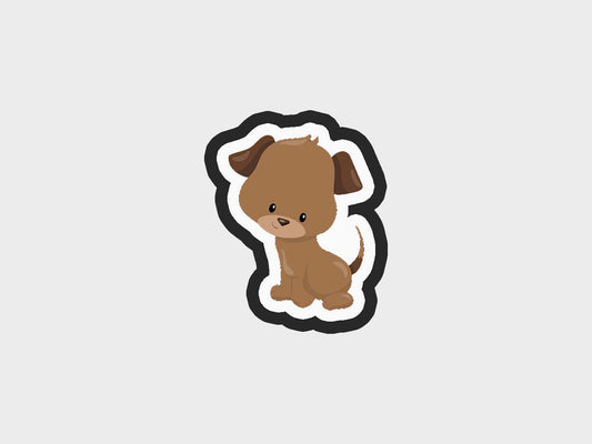 Sitting Puppy Dog Cookie Cutter STL Files