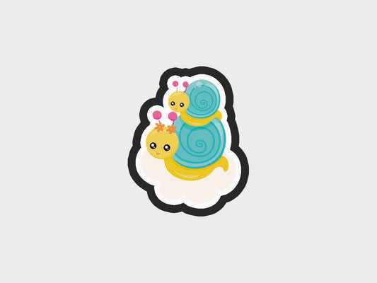 Snail Mother's Love Cookie Cutter STL Files