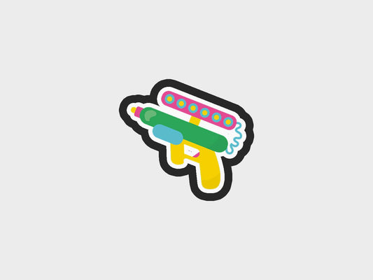 Squirt Gun Squiggles Water Play Fun Cookie Cutter STL Files