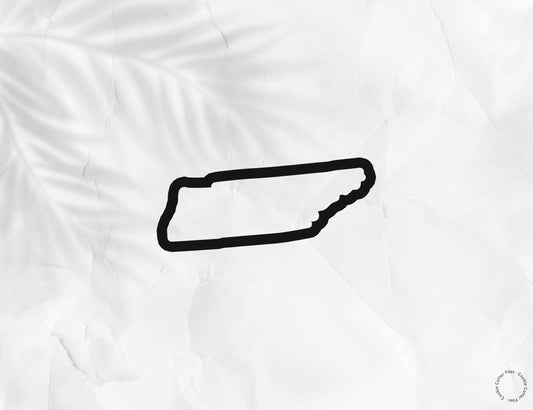Tennessee State Basic Cookie Cutter STL Files Cookie Cutter Files