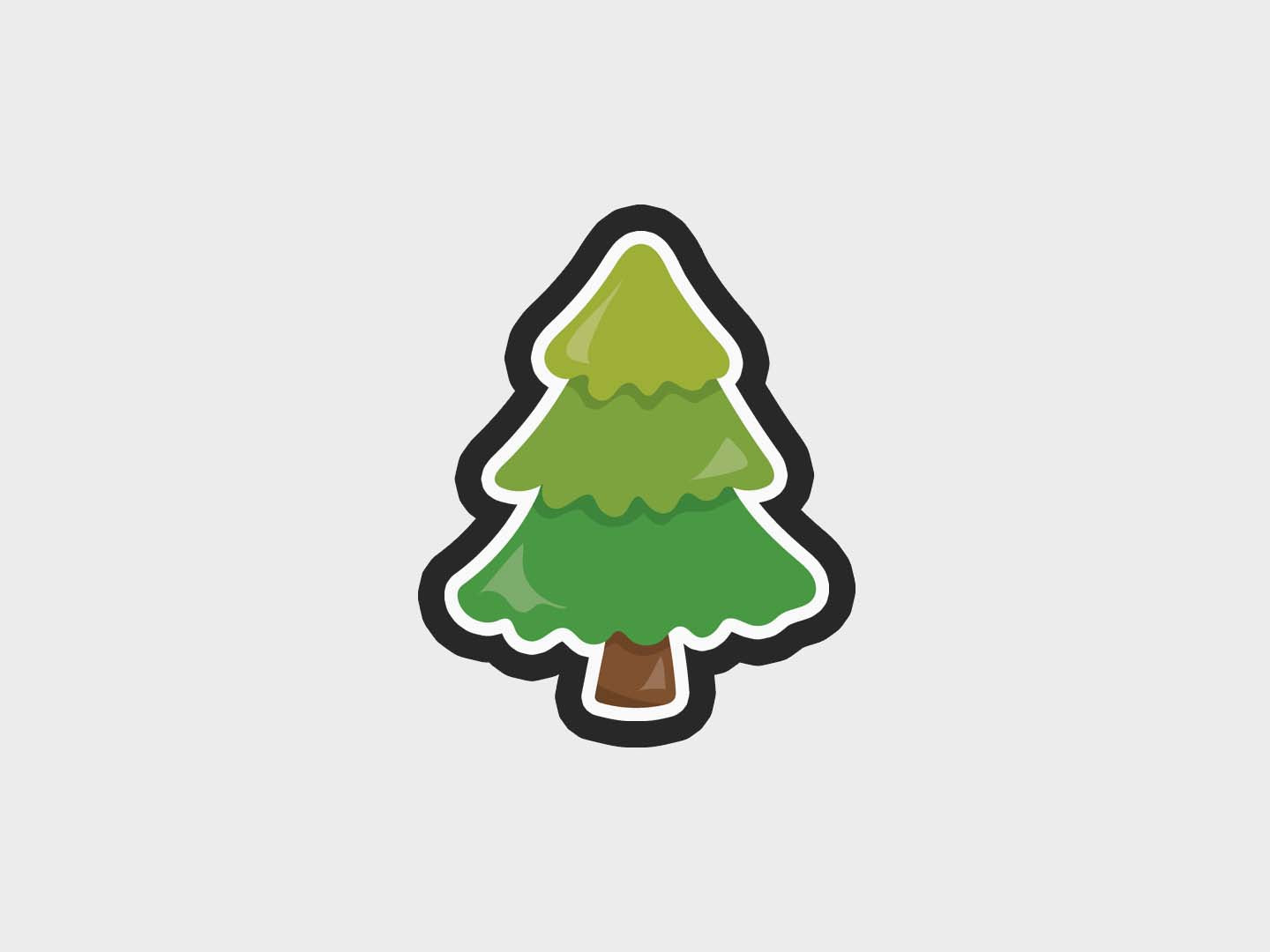 Tree Camping Kids Cookie Cutter STL Files