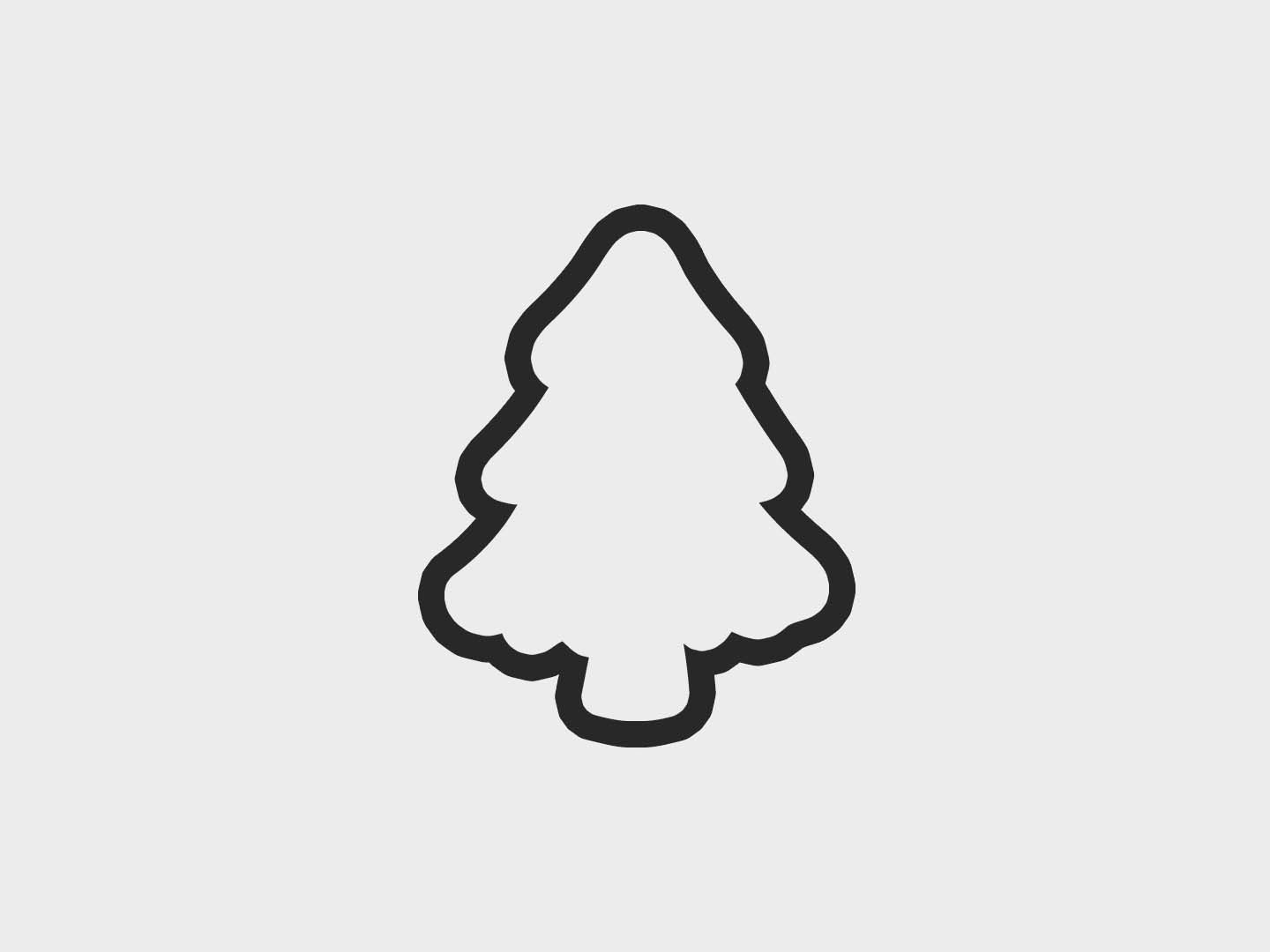 Tree Camping Kids Cookie Cutter STL Files
