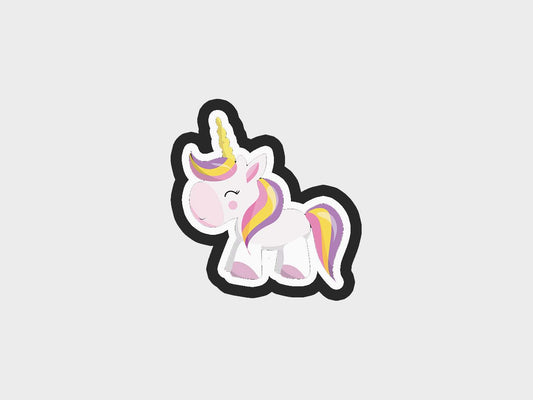 Unicorn Pretty Unicorn Pool Party Cookie Cutter STL Files