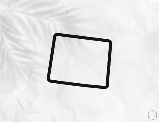 Wyoming State Basic Cookie Cutter STL Files Cookie Cutter Files