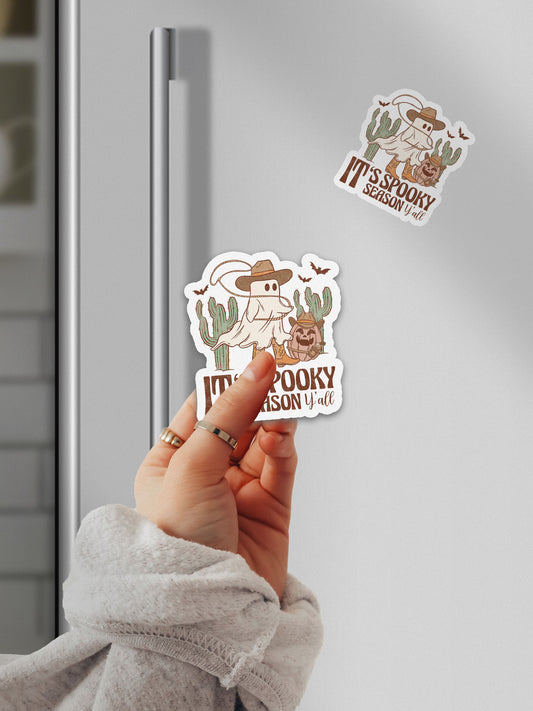 It's Spooky Season Yall Howdy Western Halloween Magnet