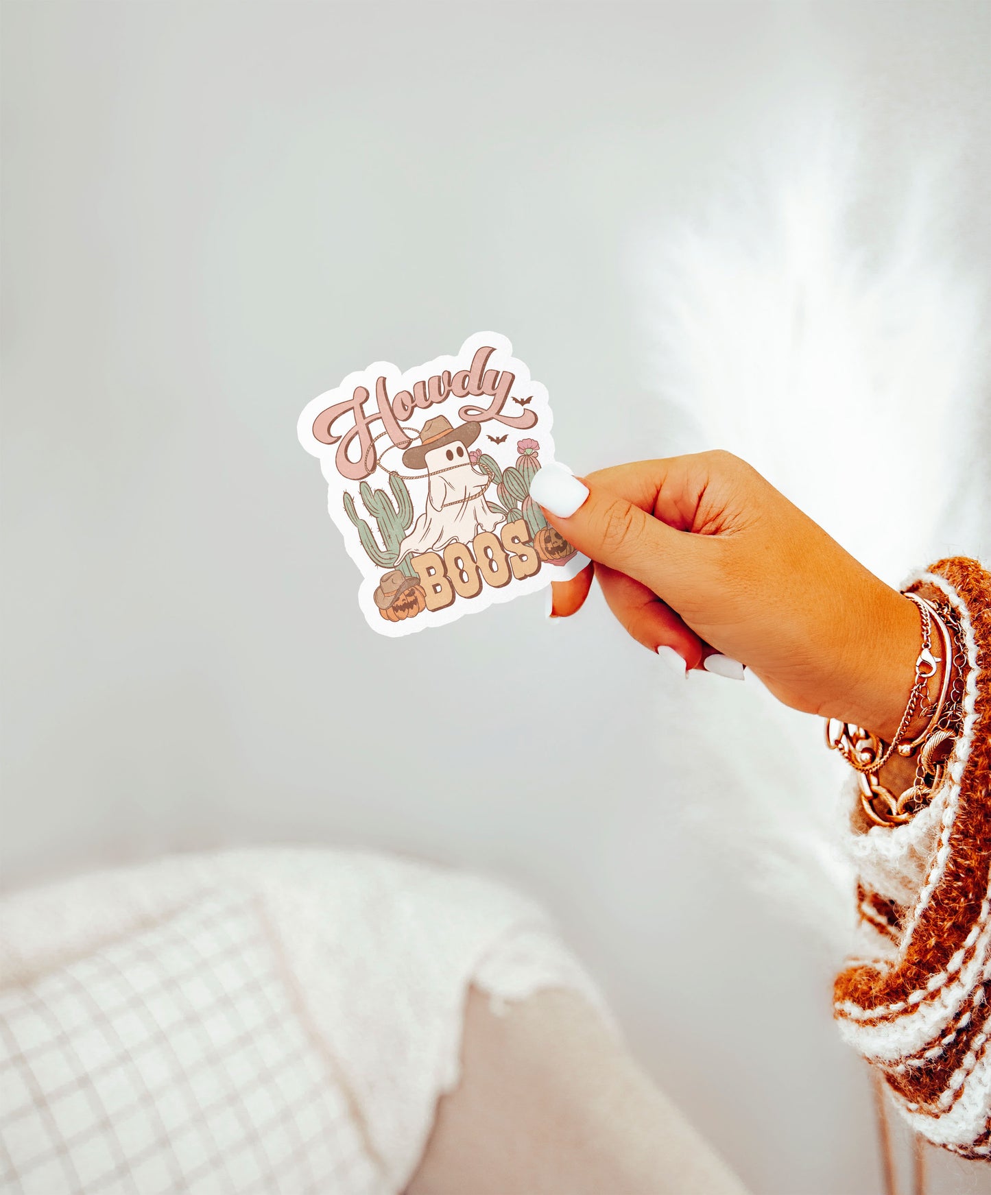 Howdy Boos Howdy Western Halloween Sticker