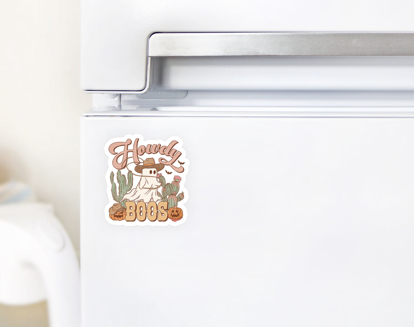 Howdy Boos Howdy Western Halloween Magnet