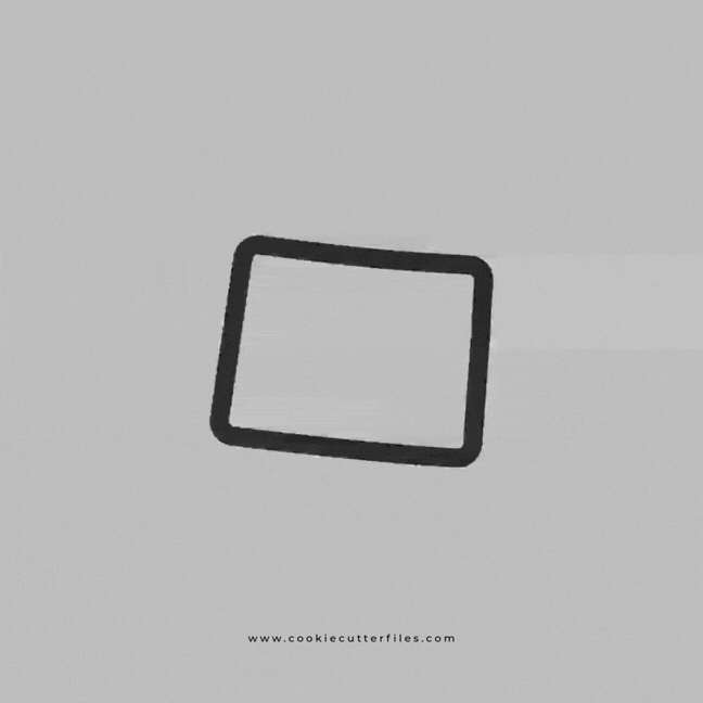 Colorado State Basic Cookie Cutter STL Files Cookie Cutter Files