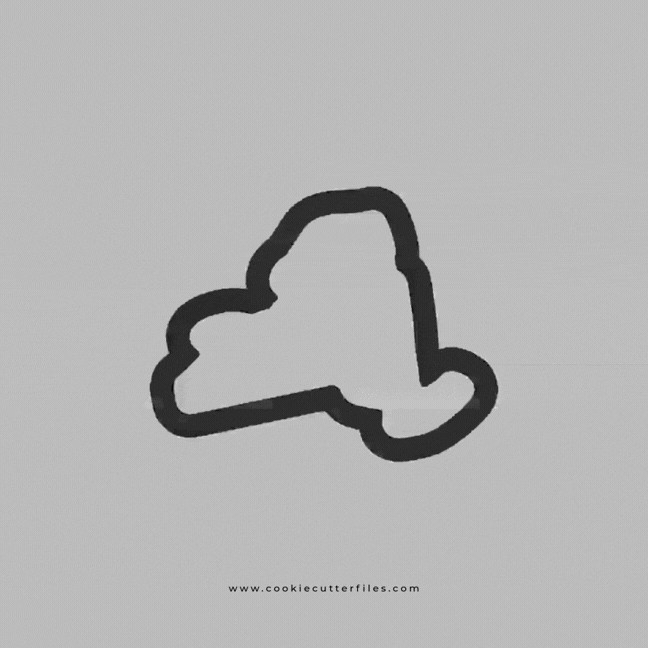 New York State Basic Cookie Cutter STL Files Cookie Cutter Files
