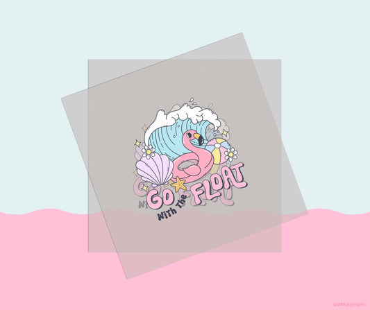 Go With The Float Groovy Summer DTF Transfer Print