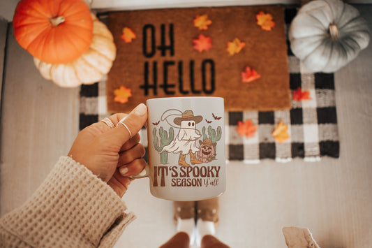 It's Spooky Season Yall Howdy Western Halloween Mug