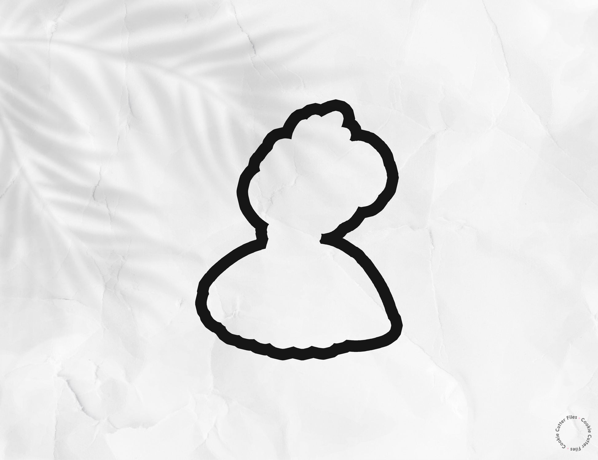 Frog Little Princess Cookie Cutter STL Files Cookie Cutter Files