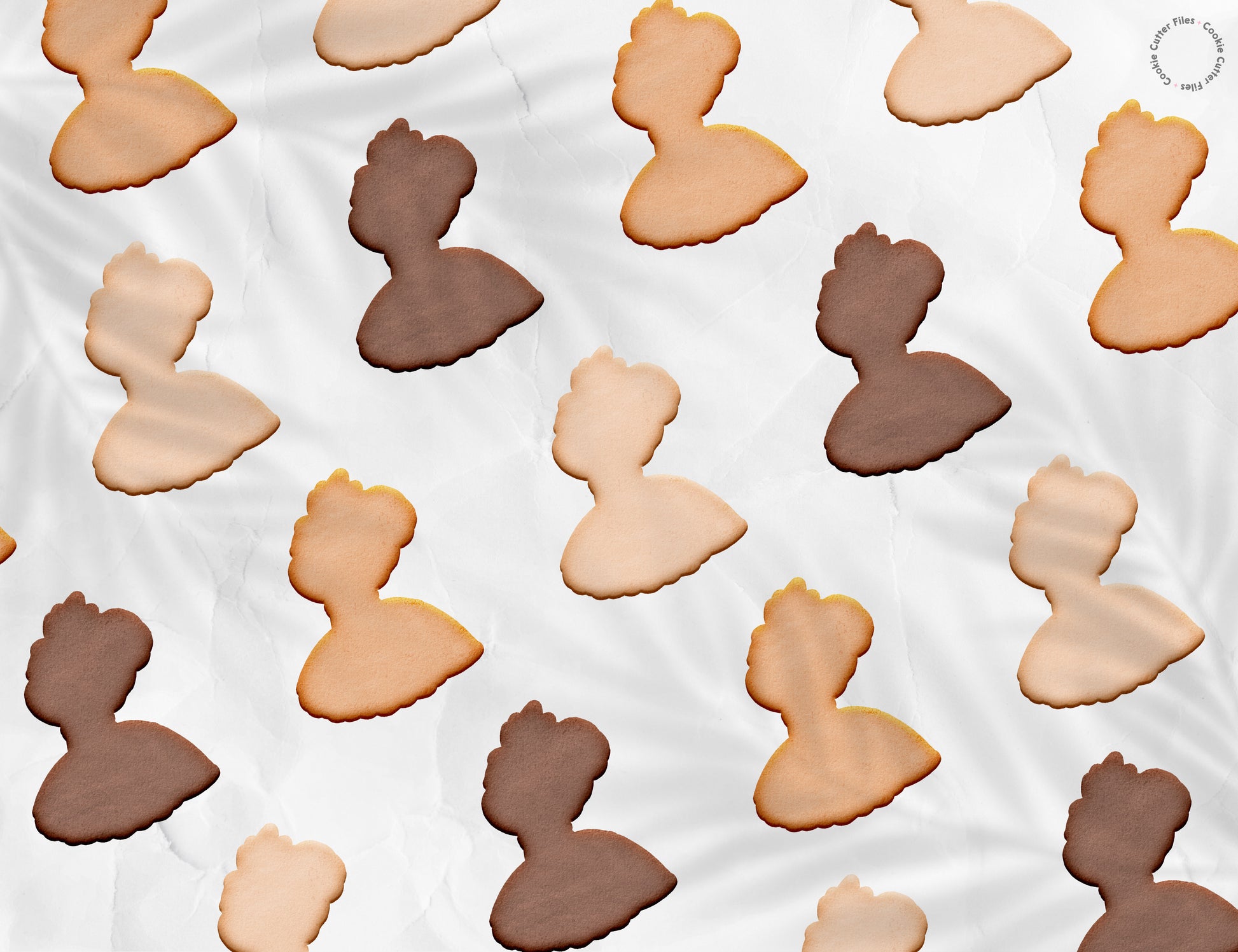 Frog Little Princess Cookie Cutter STL Files Cookie Cutter Files