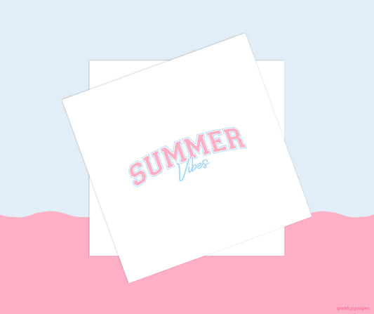Summer Vibes Groovy Summer Sublimation Transfer Print