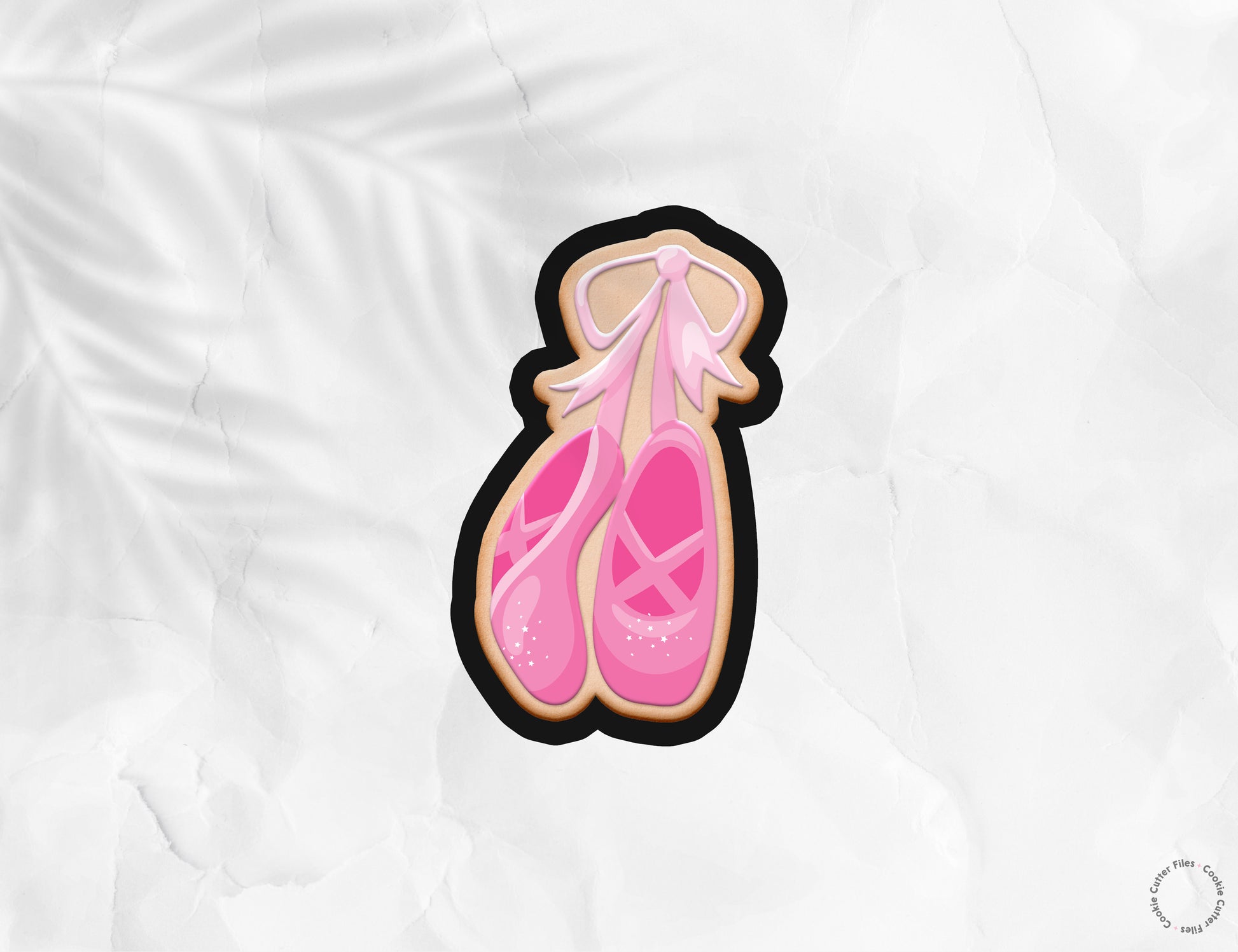 Ballerina Slippers Cookie Cutter STL Files Cookie Cutter Files