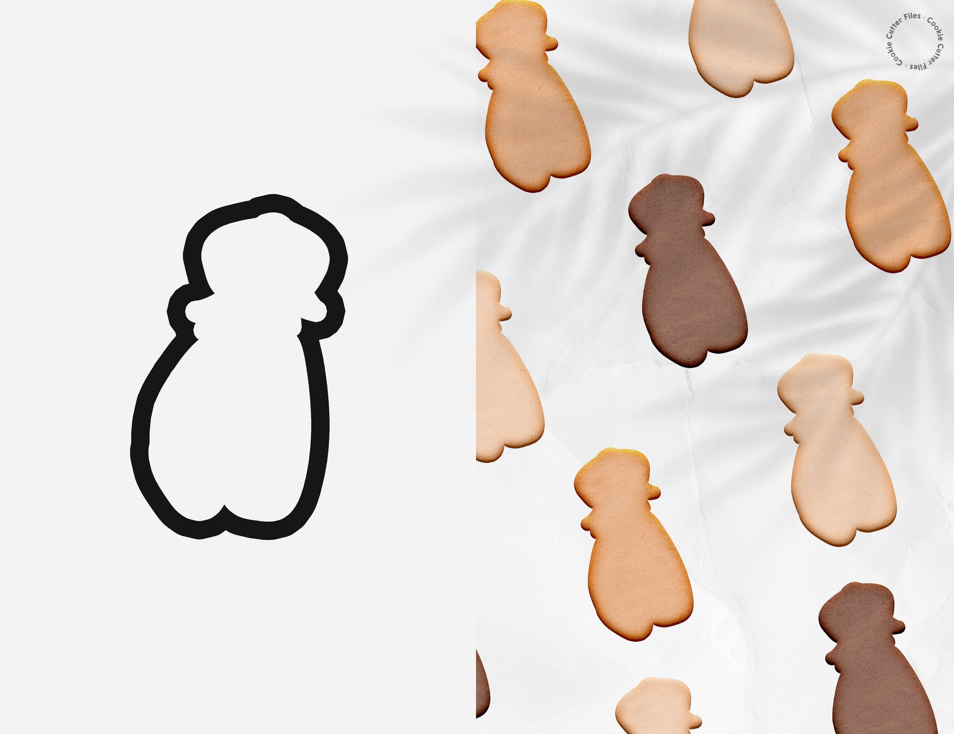 Ballerina Slippers Cookie Cutter STL Files Cookie Cutter Files