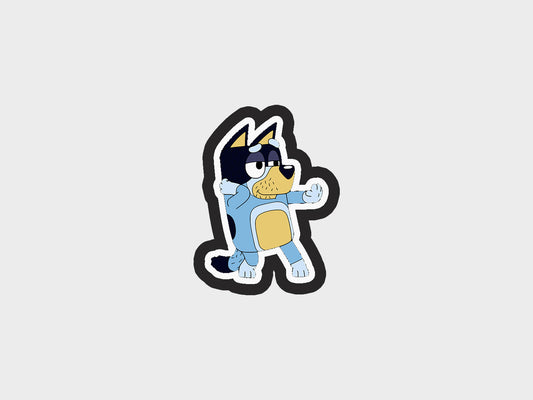 Dad Inspired Blue Heeler Dog Cookie Cutter STL Files