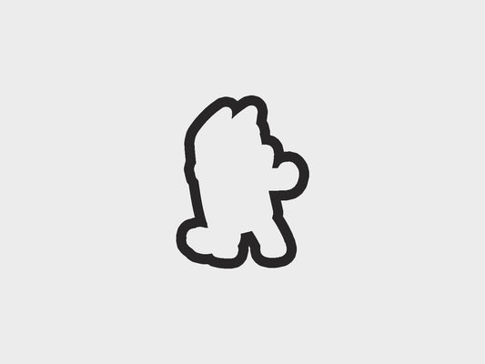 Dad Inspired Blue Heeler Dog Cookie Cutter STL Files