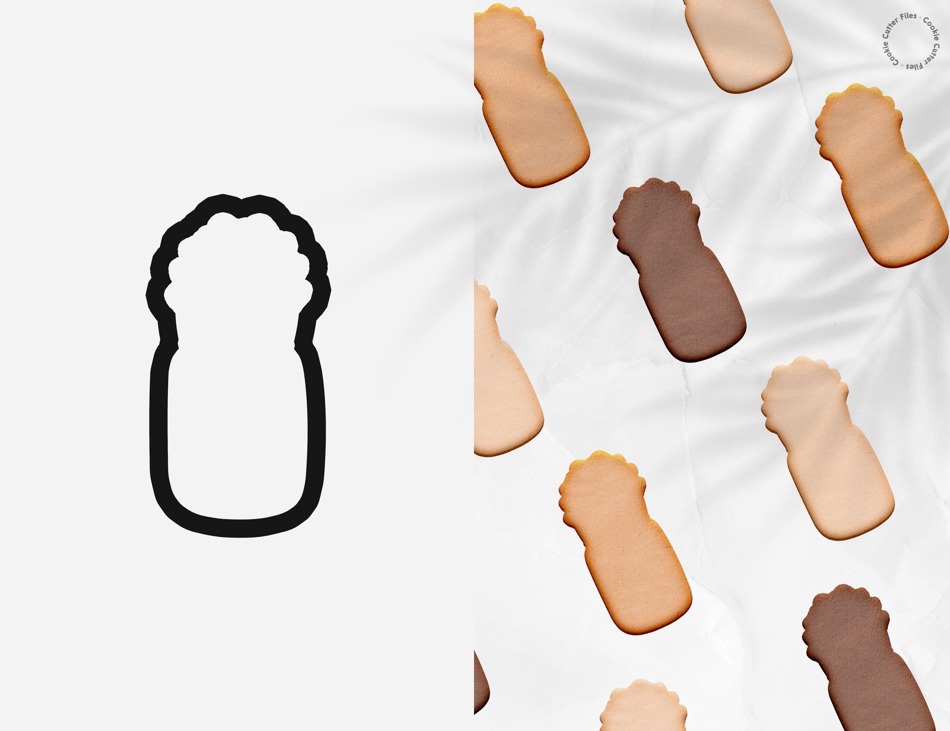 Galentine Glass Canning Jar Valentine Cookie Cutter STL Files Cookie Cutter Files